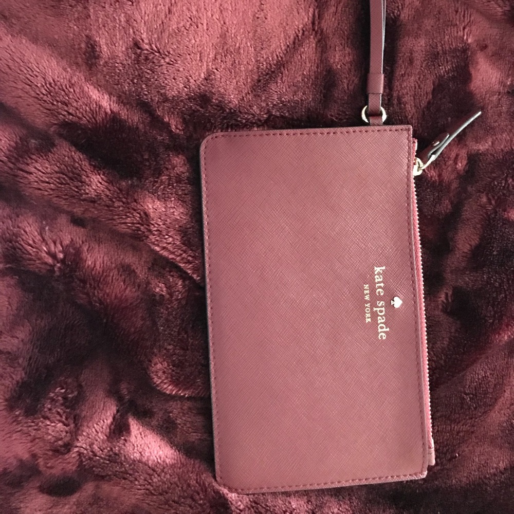 Kate spade red wristlet